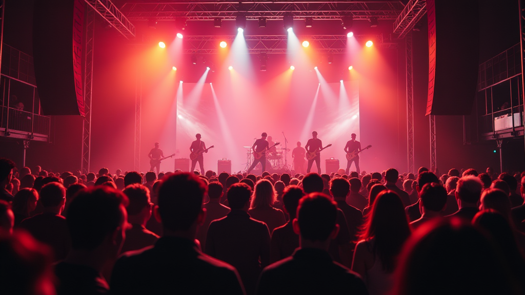 intensiver metalcore abend
